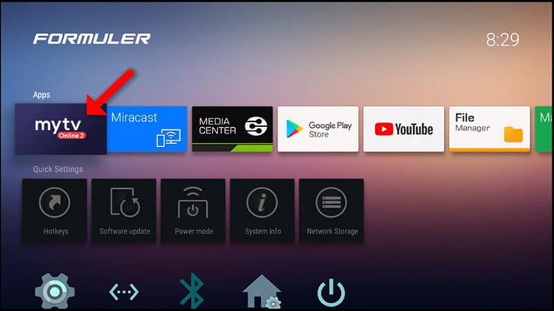 Formuler Box: Open My TV Online