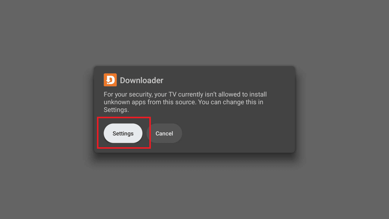Android Box: Allow installs from Downloader