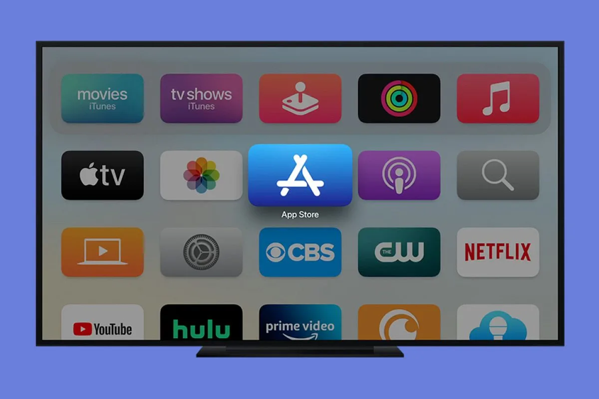 Apple TV: Open the App Store
