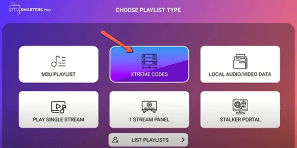 Fire TV Stick: Choose the login method