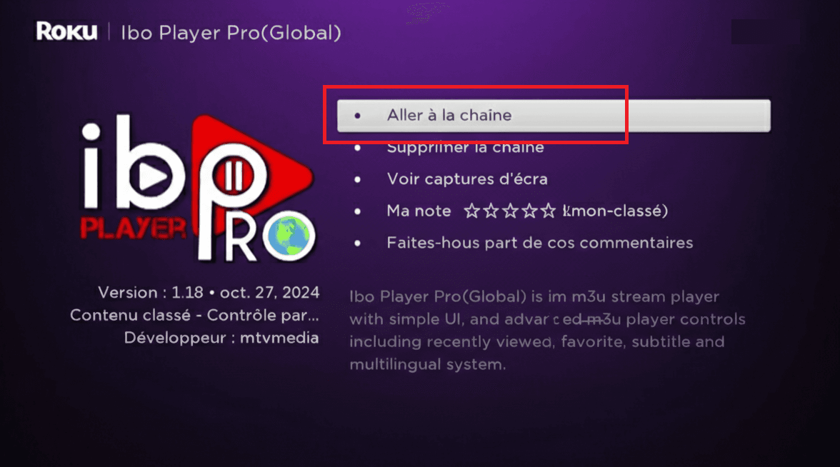 Roku / TCL: Open the app