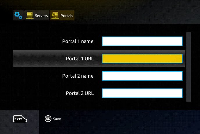 MAG Device: Enter your Portal URL