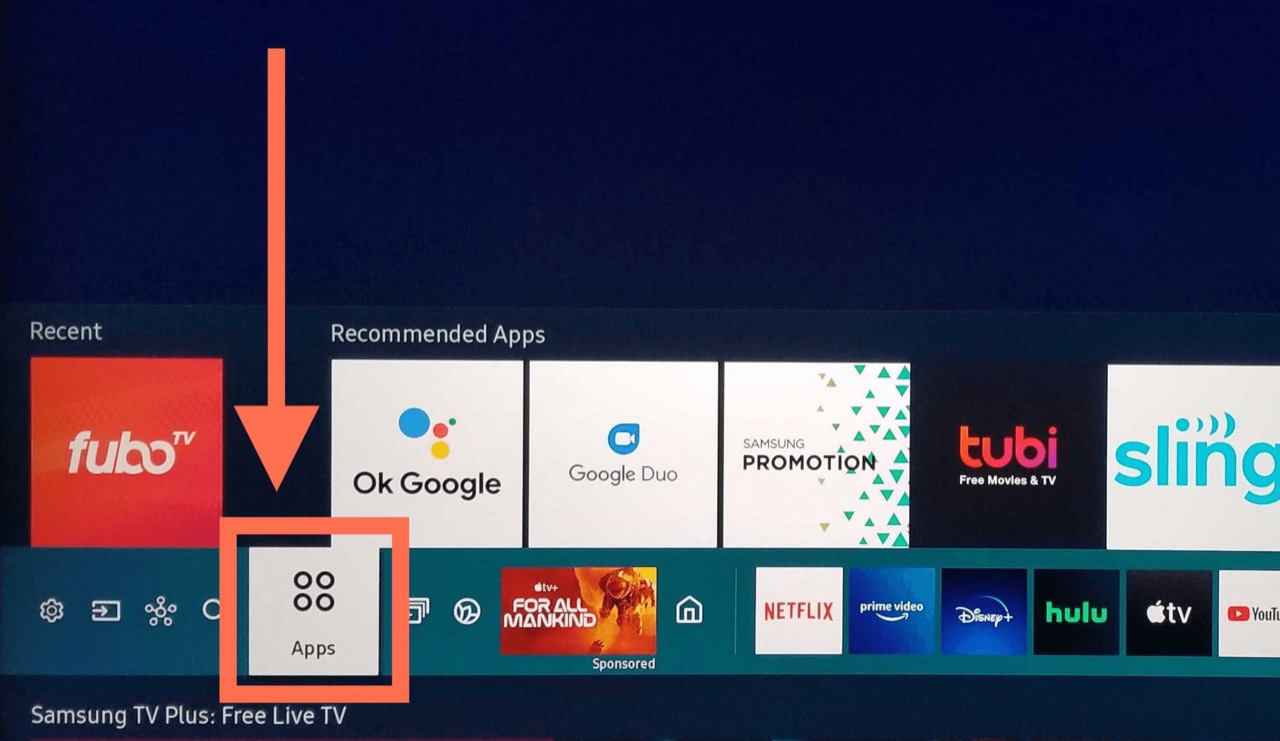 Smart TV: Open your TV's app store