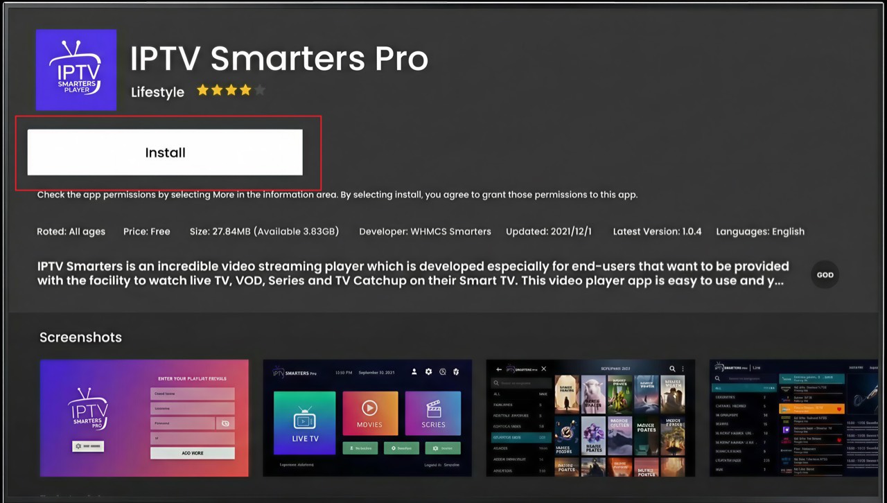 Smart TV: Download & install