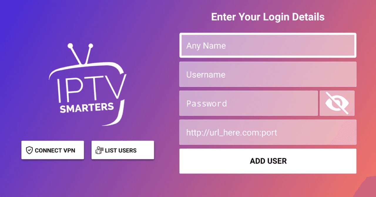 Smart TV: Log in to your account
